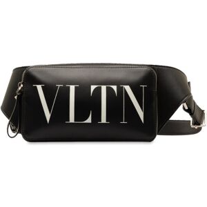 Pre-owned Valentino VLTN Belt Bag Black