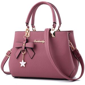 Tbutik Håndtasker med stor kapacitet til kvinder Bowknot Leather Shoulder Bag Fashion Crossbody Messenger Bags