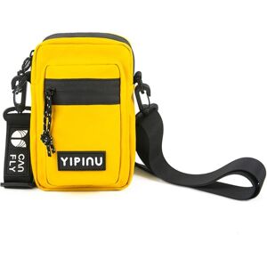 YIPINU YD9 Fashion Students Simple Art Single Shoulder Mobile Phone Bag(Yellow)