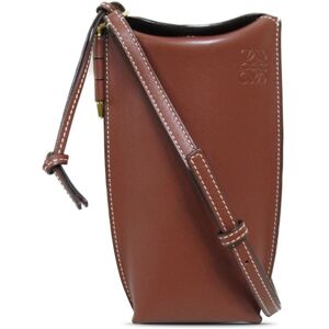 Pre-owned Loewe Gate Pocket Crossbody Brown