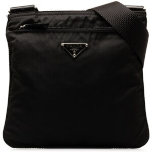 Pre-owned Prada Tessuto Crossbody Bag Black