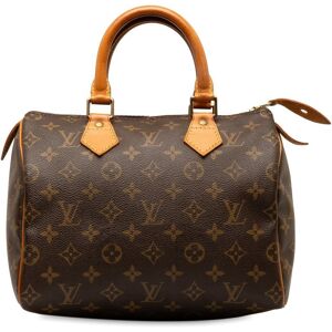 Pre-owned Louis Vuitton Monogram Speedy 25 Brown