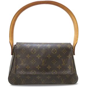 Pre-owned Louis Vuitton Monogram Looping Mini Brown