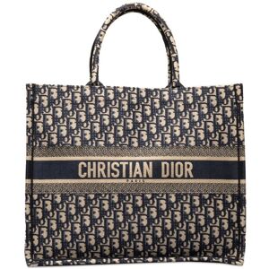 Christian Dior Pre-owned Dior Large Oblique Book Tote Black