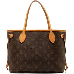 Pre-owned Louis Vuitton Monogram Neverfull PM Brown