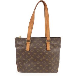 Pre-owned Louis Vuitton Monogram Cabas Piano Brown