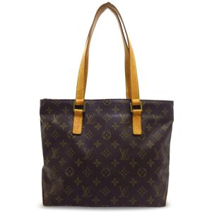 Pre-owned Louis Vuitton Monogram Cabas Piano Brown