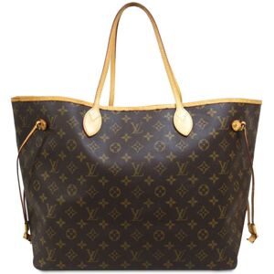 Pre-owned Louis Vuitton Monogram Neverfull GM Brown