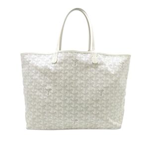 Pre-owned Goyard Goyardine Saint Louis PM White