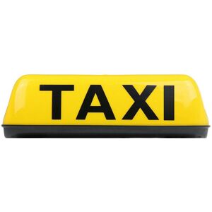 Generic Taxiskylt / Taxi Lampa (29cm) Gul