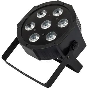 SupplySwap LED Par Lys, RGBW Farveblanding, DMX Kontroller, 8 stk 7X12W, EU-stik