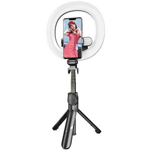 Puluz Selfie Stick/Stativ med Dobbelt LED