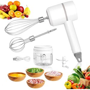 BayOne Genopladelig håndmixer og foodprocessor