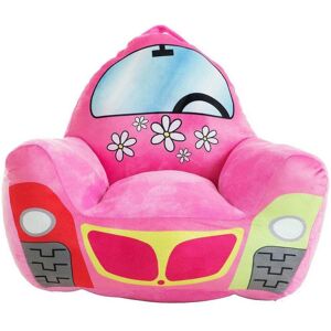 BigBuy Home Child's Armchair Car Pink 52 x 48 x 51 cm