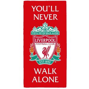 Liverpool FC You´ll Never Walk Alone Crest badehåndklæde