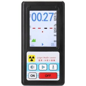 High Discount BR-6 Geiger Counter Nuclear Radiation Detektor Personal Dosimeter X-ray Beta Beta Gamma Lcd Radioaktivitet Tester Black