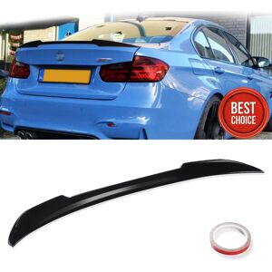 AutoLeader Bagagerumsspoiler til BMW 13-18 340i 328i 320i F30 M4-type, blank sort