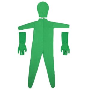 My Store Photo Stretchy Body Green Screen Suit Video Chroma Key Tight Suit, Size: 180cm(Green Split)