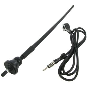 MediaTronixs REPLACEMENT WATERPROOF CAR RADIO RUBBER ANTENNA AERIAL WITH CABLE