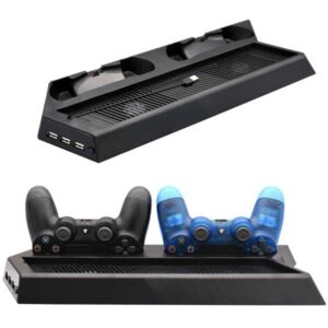 KJH PS4 Pro Charging Stand Cooler 4 in 1