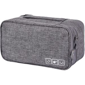 My Store Travel Waterproof Storage Bag Underwear Storage Finishing Bag(Gray)