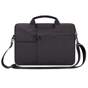 Shoppo Marte ST02S Waterproof Tear Resistance Hidden Portable Strap One-shoulder Handbag for 15.6 inch Laptops, with Suitcase Belt(Black)