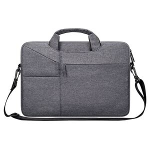 Shoppo Marte ST02S Waterproof Tear Resistance Hidden Portable Strap One-shoulder Handbag for 14.1 inch Laptops, with Suitcase Belt(Dark Gray)