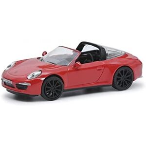 Schuco Porsche 911 (991) Targa 4S bybilsmodel formonteret 1:87 (452670900)