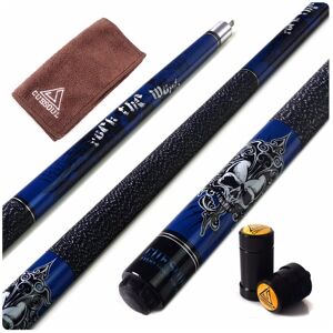 High Discount 2022 Maple Pool Cue Stick Set med blå bärväska - 57