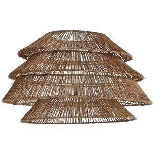 Lampeskærm DKD Home Decor Natur Jute 50 x 50 x 30 cm