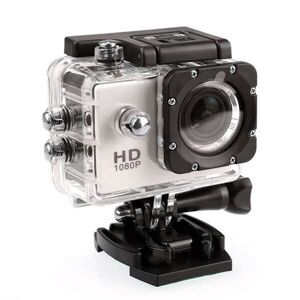 SJ4000 Vandtæt Sports Aktivitets Kamera med tilbehør. 1080/780p. Hvid.