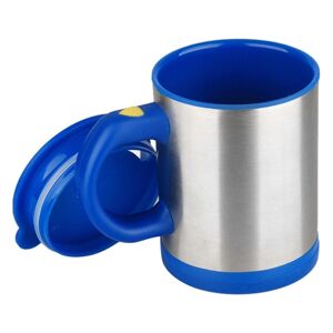 shopnbutik 400ml Mugs Automatic Electric Self Stirring Mug Cup Coffee Milk Mixing Mug Smart Stainless Steel Juice Mix Cup Drinkware(Deep Blue)