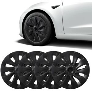 Kompatibel med Tesla 4-Pack Navkapsler Turbine kompatible med Tesla Model 3 - 18 tum