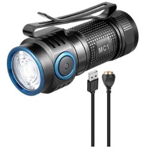 Superstark Mini-Ficklampa, Trustfire MC1 , LED, IP67, 1000 Lumen, Vattentät IPX8