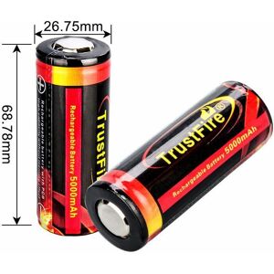 Trustfire 26650 5000 mAh uppladdningsbart batteri