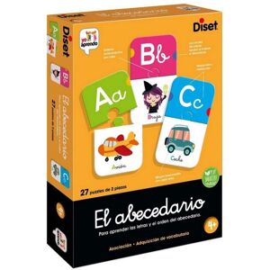 Educational Game Diset El Abecedario 54 Pieces