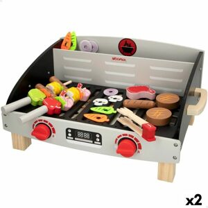 Toy BBQ Woomax 50,5 x 23,5 x 34 cm Toy (2 Units)