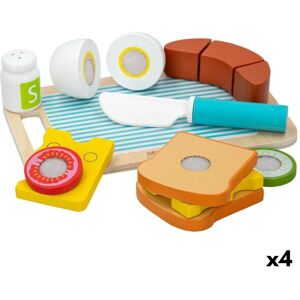 Toy Food Set Woomax Breakfast 14 Pieces (4 Units)