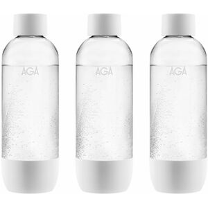 3-pack AGA AQVIA PET-flaska, 1L (Vit)