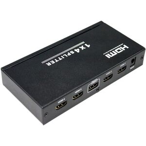 Tech of sweden HDMI Splitter 1x4 (4 udgange) med understøttelse af 3D - HDCP v1.4