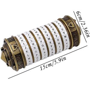 Puro Da Vinci Code Cryptex lås til puslespil entusiaster