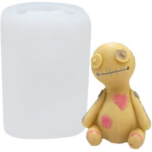 shopnbutik Halloween DIY Horror Doll Scented Candle Silicone Mold(WS-59)