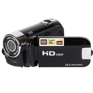 My Store 16X Digital Zoom HD 16 Million Pixel Home Travel DV Camera, US Plug(Black)