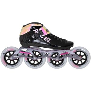 Powerslide Inline Skøjter Accel Race 110/100 Sort,Rosa EU 39