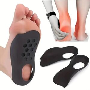 NSF 1 par ortotiske indlægssåler til flade fødder o-formede ben og plantar fasciitis – unisex bue støtte sko indlæg 35-40 str.