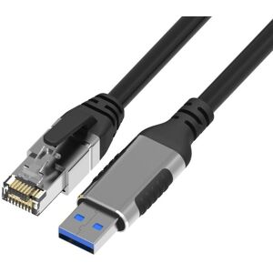 NÖRDIC 2m USB-A 3.0 to RJ45 1Gbps LAN Windows, iOS, Android och Linux