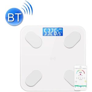 Shoppo Marte Smart Bluetooth Weight Scale Home Body Fat Measurement Health Scale Charge Model(White True Class)