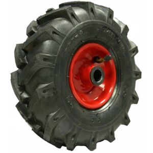 Parnells 3.00x4 Open centre, cleated, rotovator lug ind plant tyre on a 20mm ball bearing