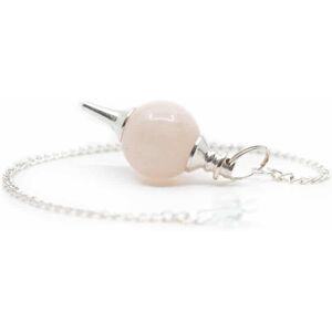 ZEN Pendulum Ædelsten Rose Quartz Kugle