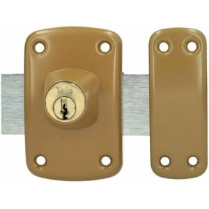 Lock Yale YV10DE -45/SC Metal Doors Ø 23 mm